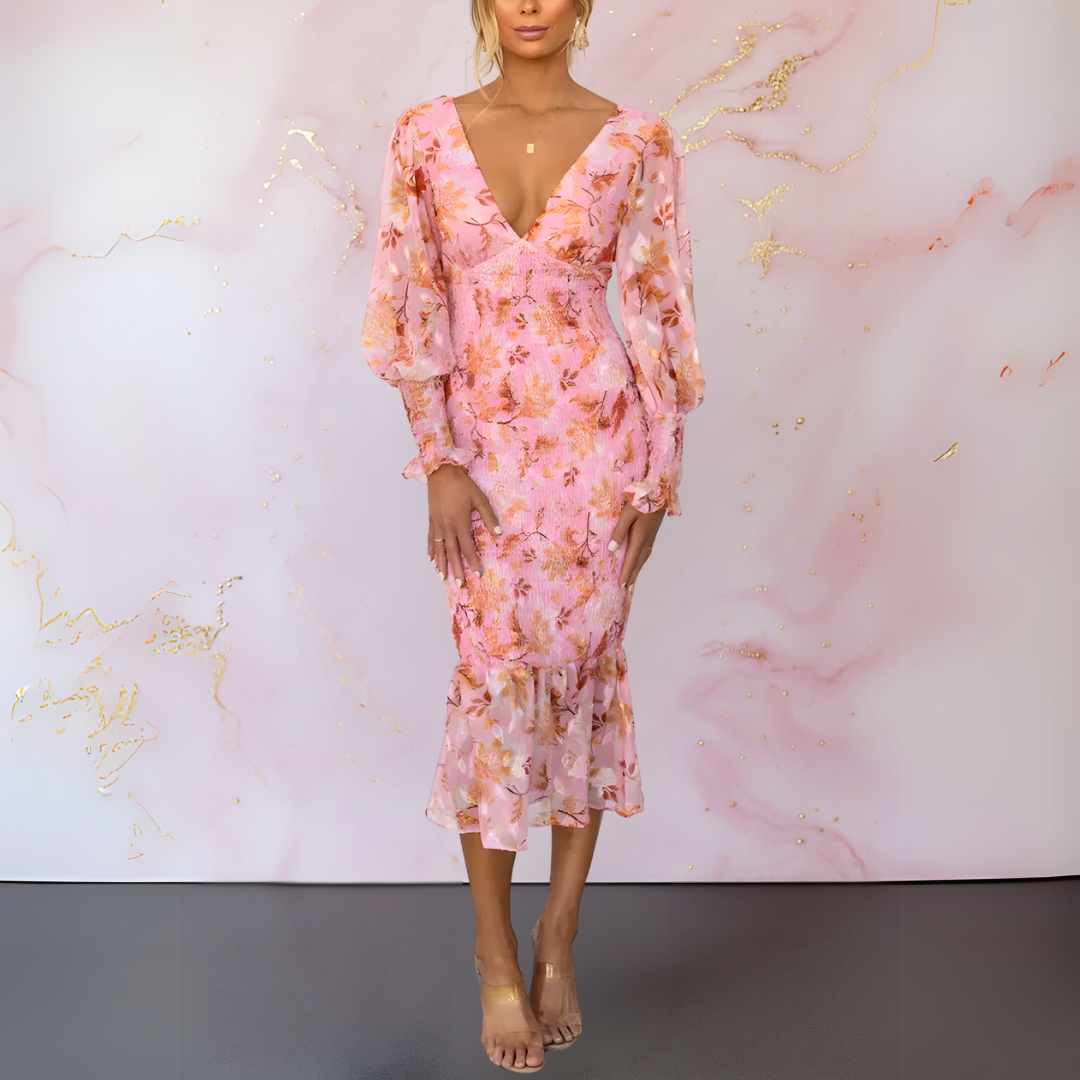 Blush & Bay™ | Elegant Floral Dress
