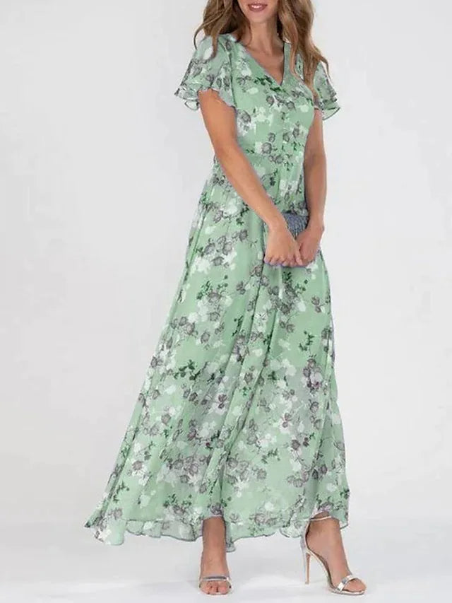 Blush & Bay™ | Flowing Floral Maxi Dress