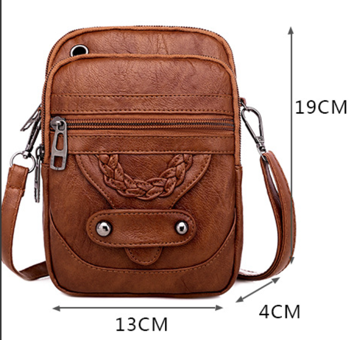 Carice - Retro Leather Handbag