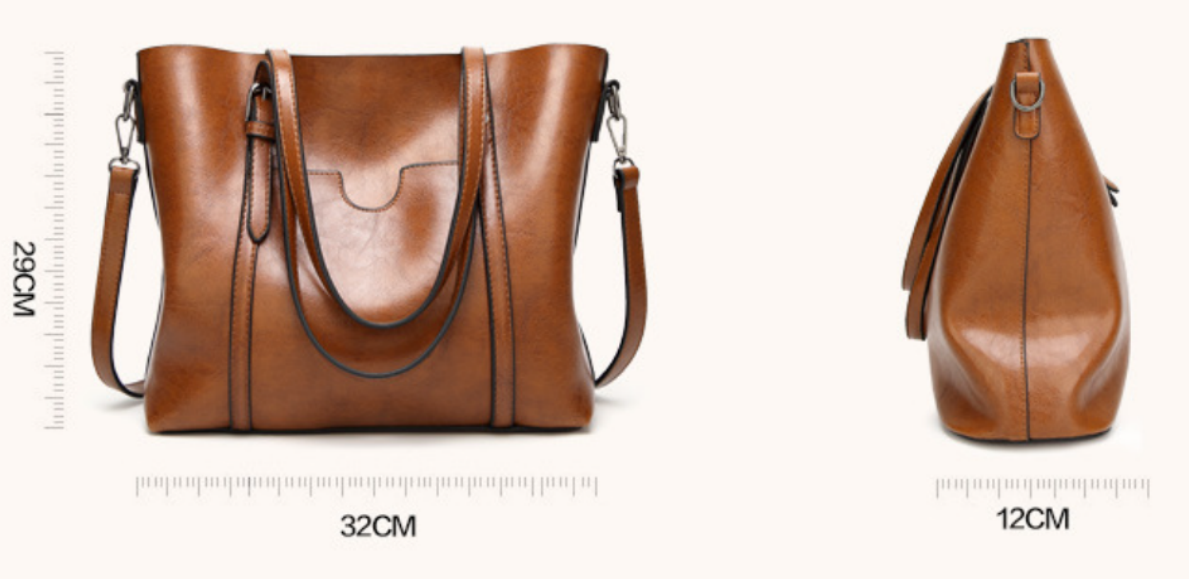 Clara - Elegant Leather Shoulder Bag