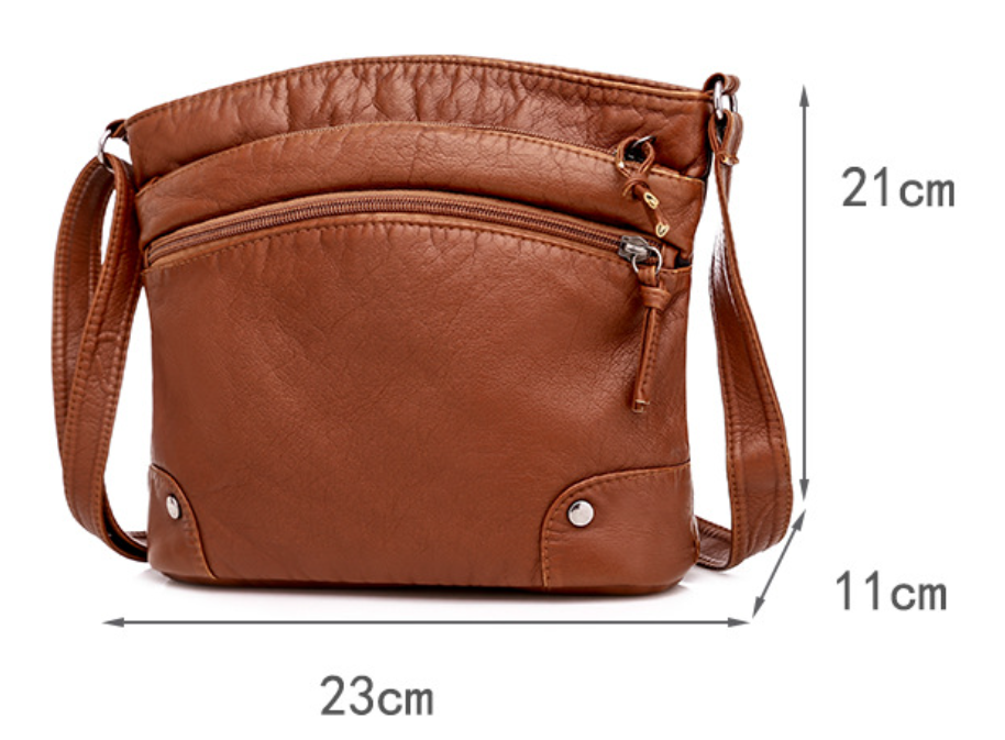 Freya - Genuine Leather Crossbody Bag