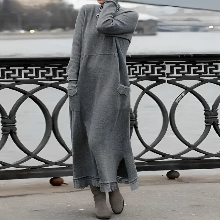 Greta™ | Comfortable Knitted Winter Dress