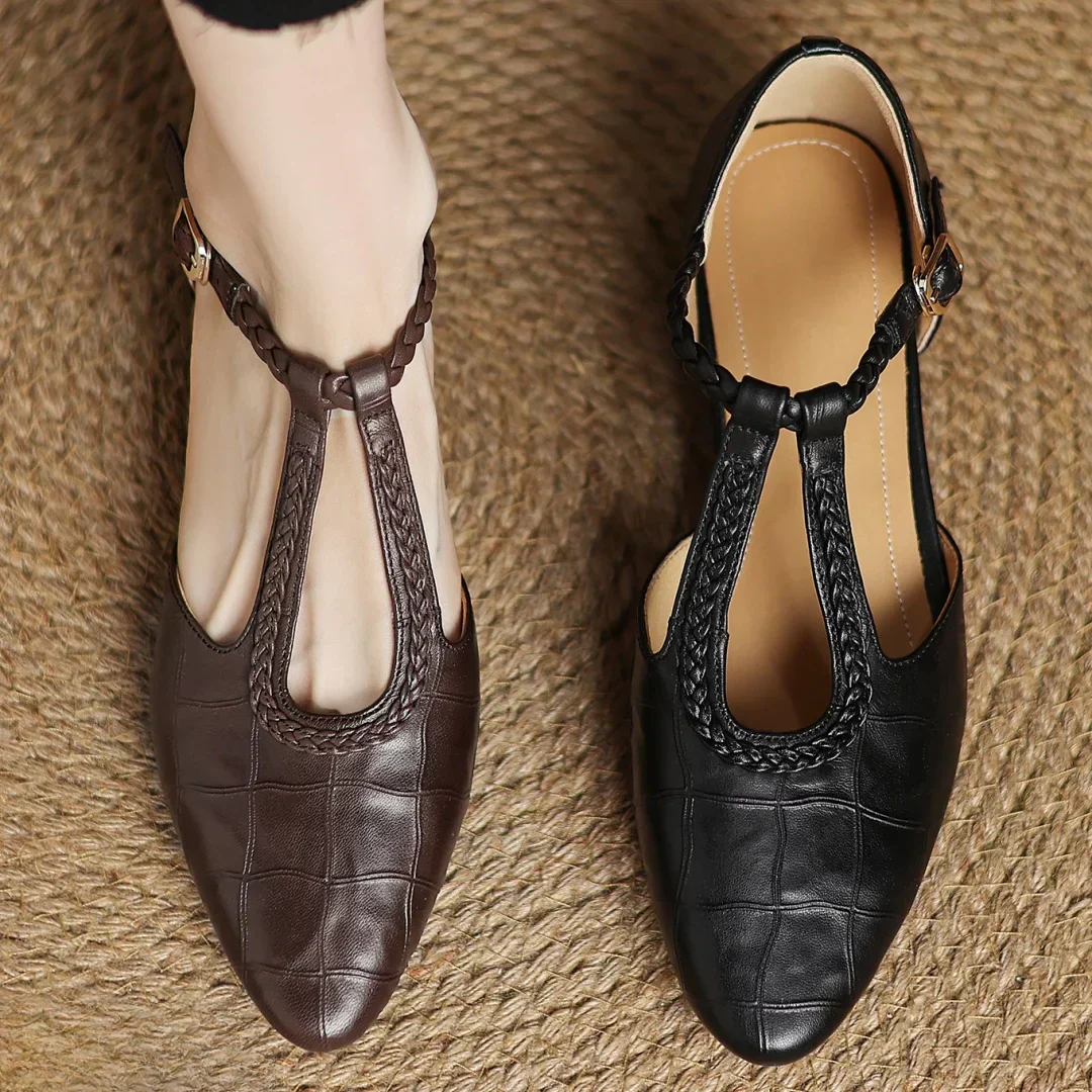 Elena | Leather Orthopedic Mary Janes