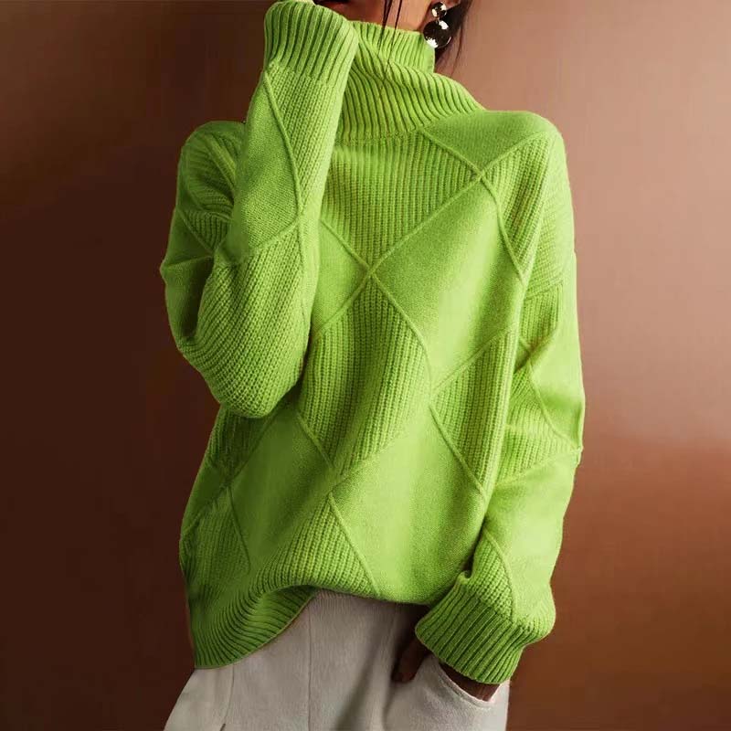 Denise™ | Warm Knitted High-Neck Sweater