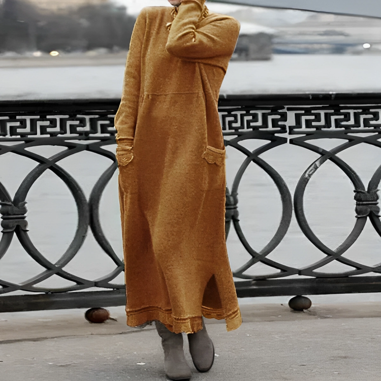 Greta™ | Comfortable Knitted Winter Dress