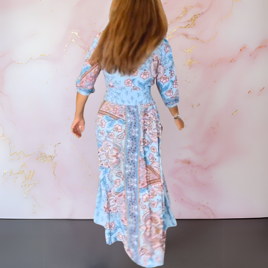 Rita™ | Elegant V-Neck Summer Dress