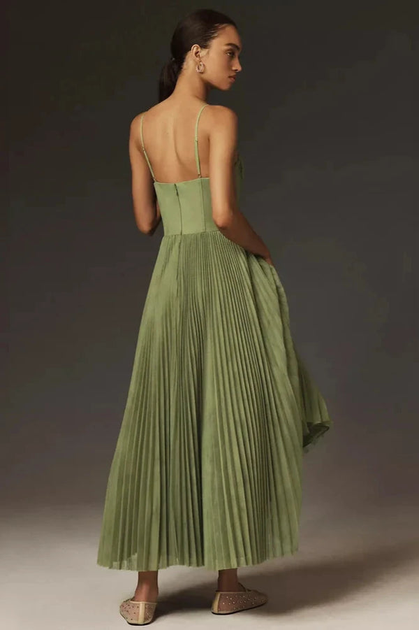 Blush & Bay™ | Green Luxury Dress