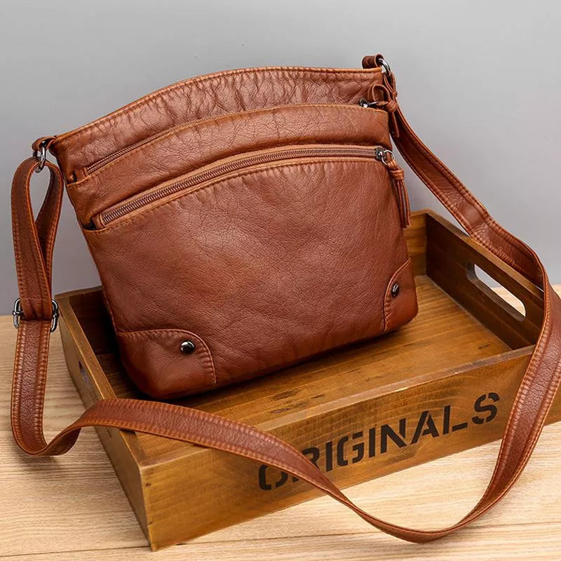Freya - Genuine Leather Crossbody Bag