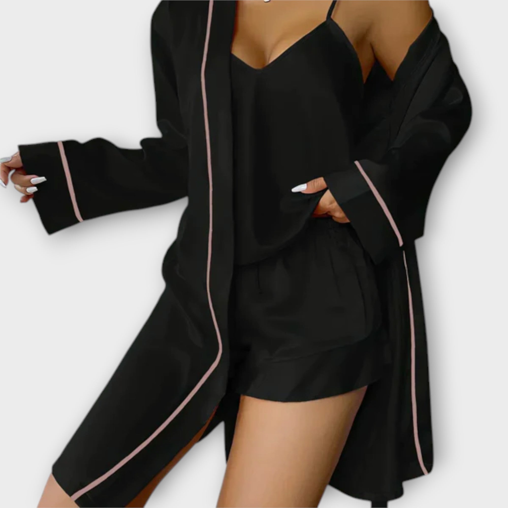 Blush & Bay™ | Blush Satin Set