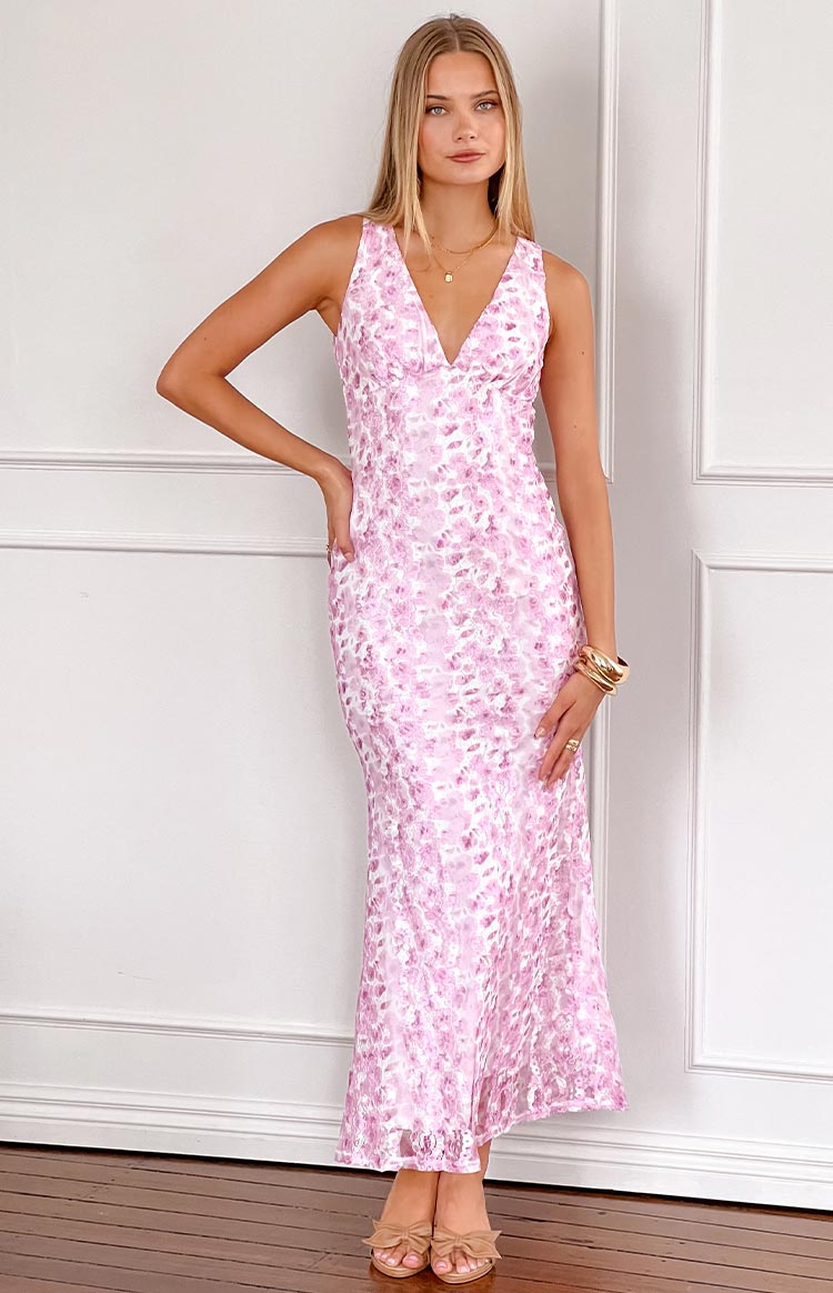 Blush & Bay™ | Blush Lace Maxi Dress