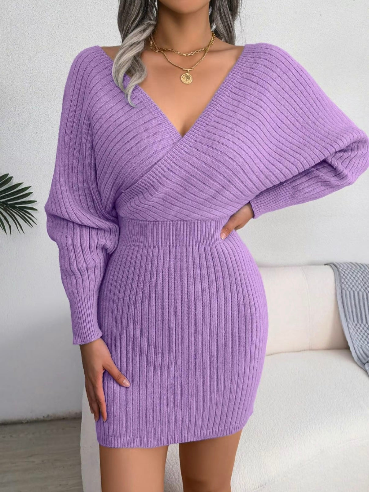 Blush & Bay™ | Sleeved Knit Dress