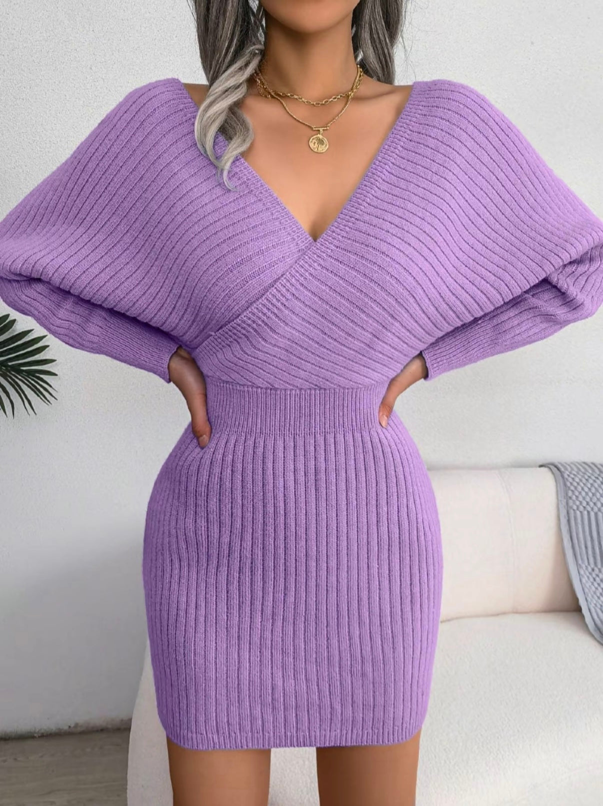 Blush & Bay™ | Sleeved Knit Dress