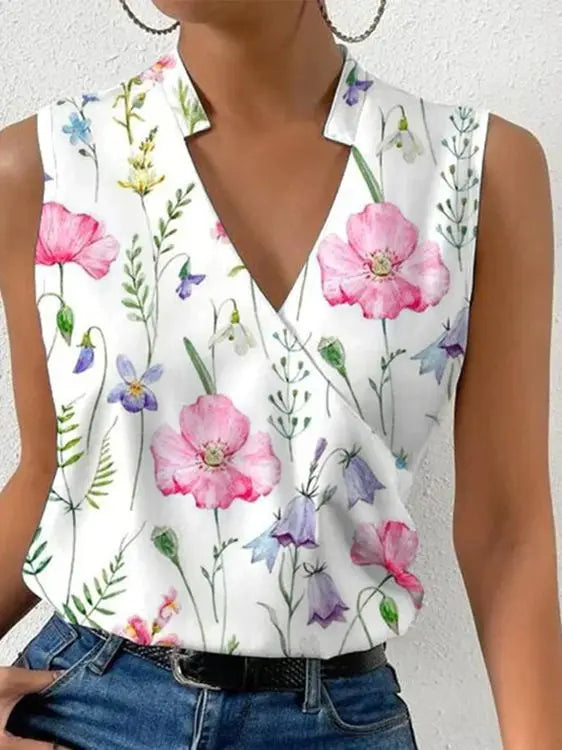 Blush & Bay™ | Chic Sleeveless Blouse