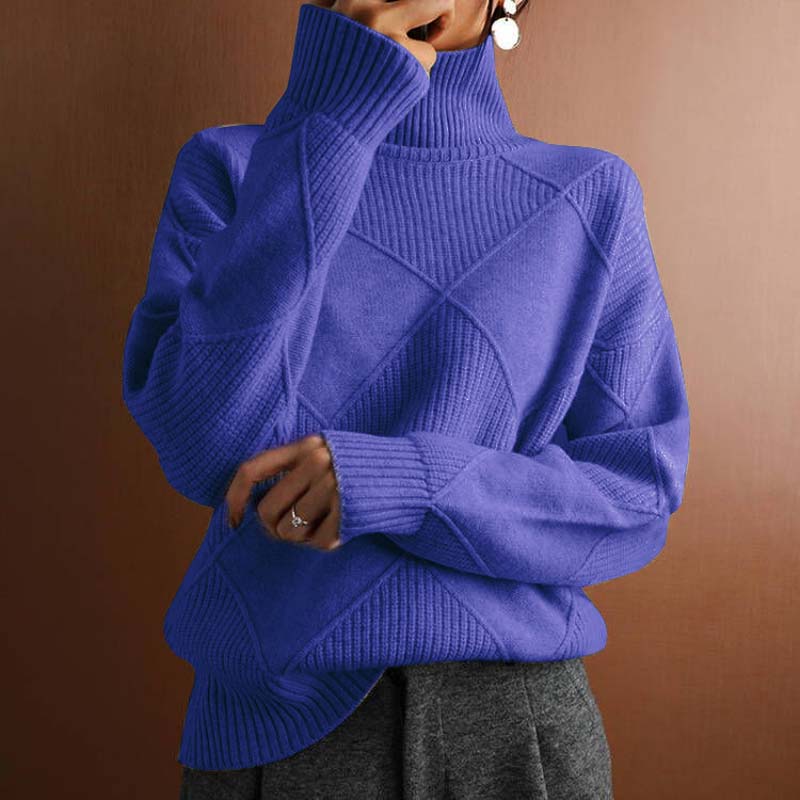 Denise™ | Warm Knitted High-Neck Sweater