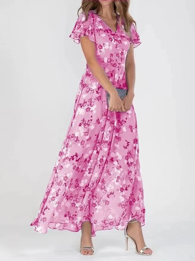 Blush & Bay™ | Flowing Floral Maxi Dress