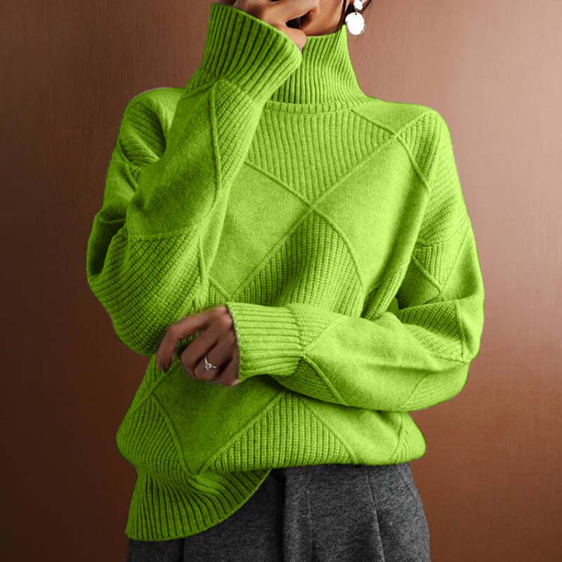 Denise™ | Warm Knitted High-Neck Sweater
