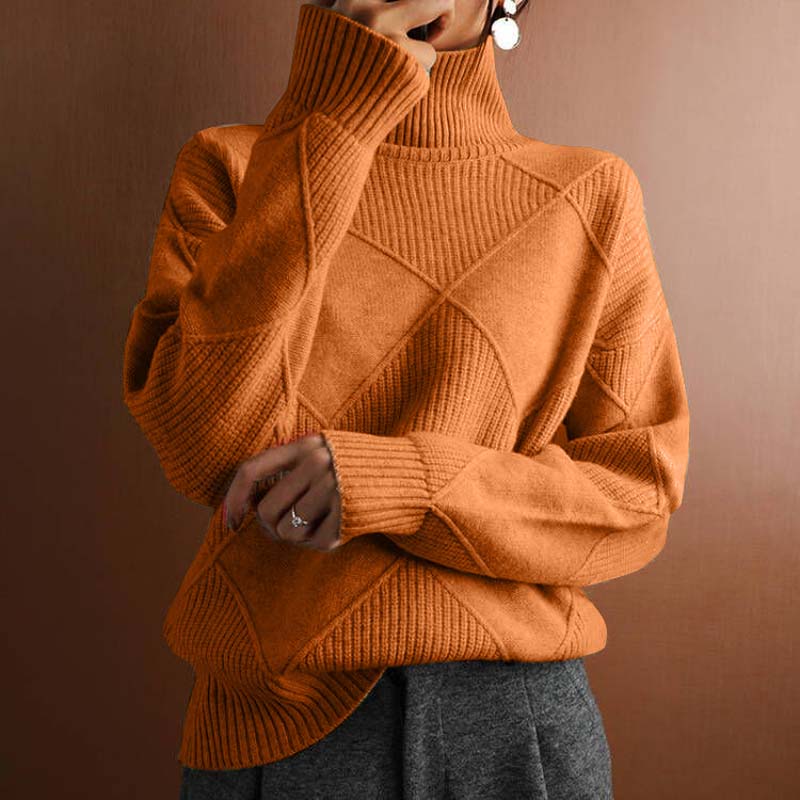 Denise™ | Warm Knitted High-Neck Sweater