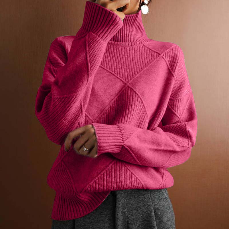 Denise™ | Warm Knitted High-Neck Sweater