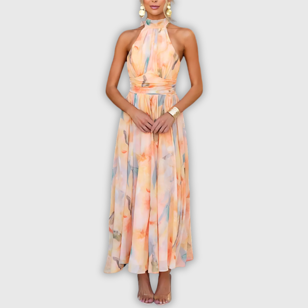 Naomi™ | Elegant Fitted Maxi Dress