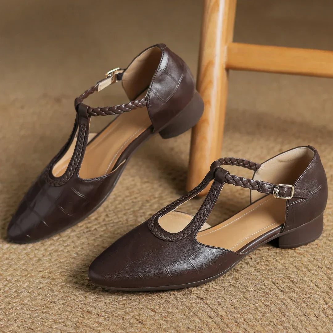 Blush&Bay™| Kepa Leather Mary Janes