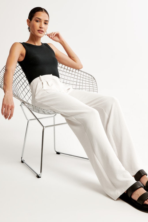 Blush & Bay™ | Wide Leg Tailored Pants