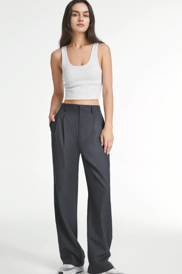 Blush & Bay™ | Wide Leg Tailored Pants
