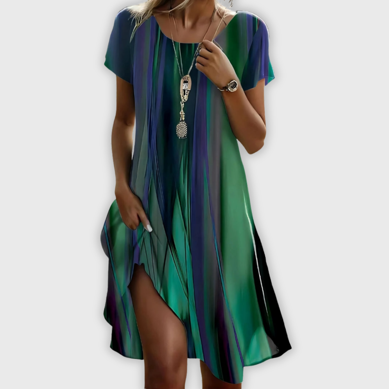 Blush & Bay™ | Elegant and Flowing Casual Dress