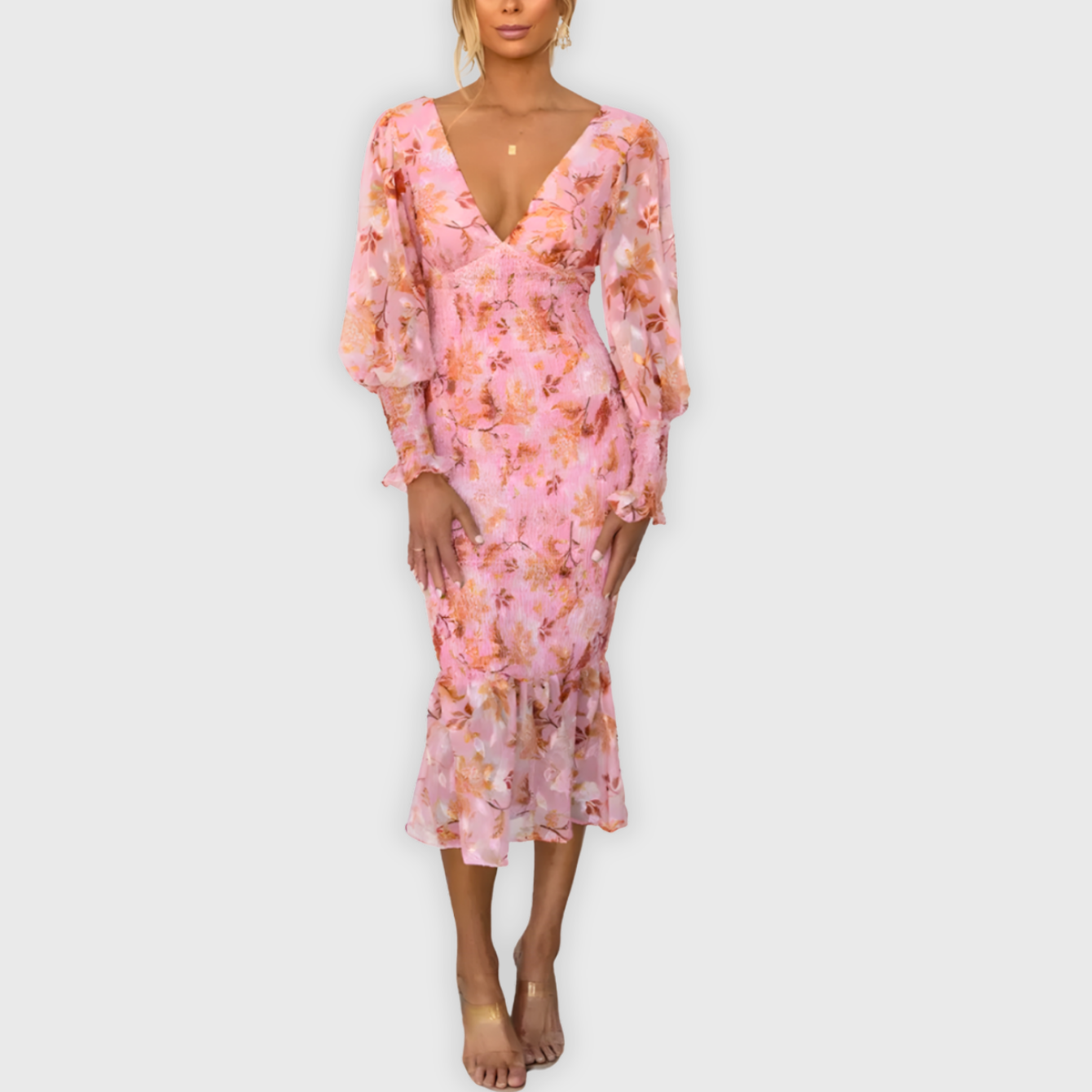 Blush & Bay™ | Elegant Floral Dress