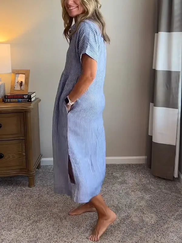 Sara™ | Relaxed Striped Dress