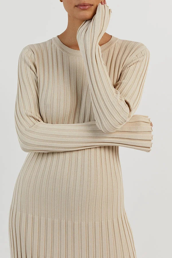 Blush & Bay™ | Crew Neck Knit Dress