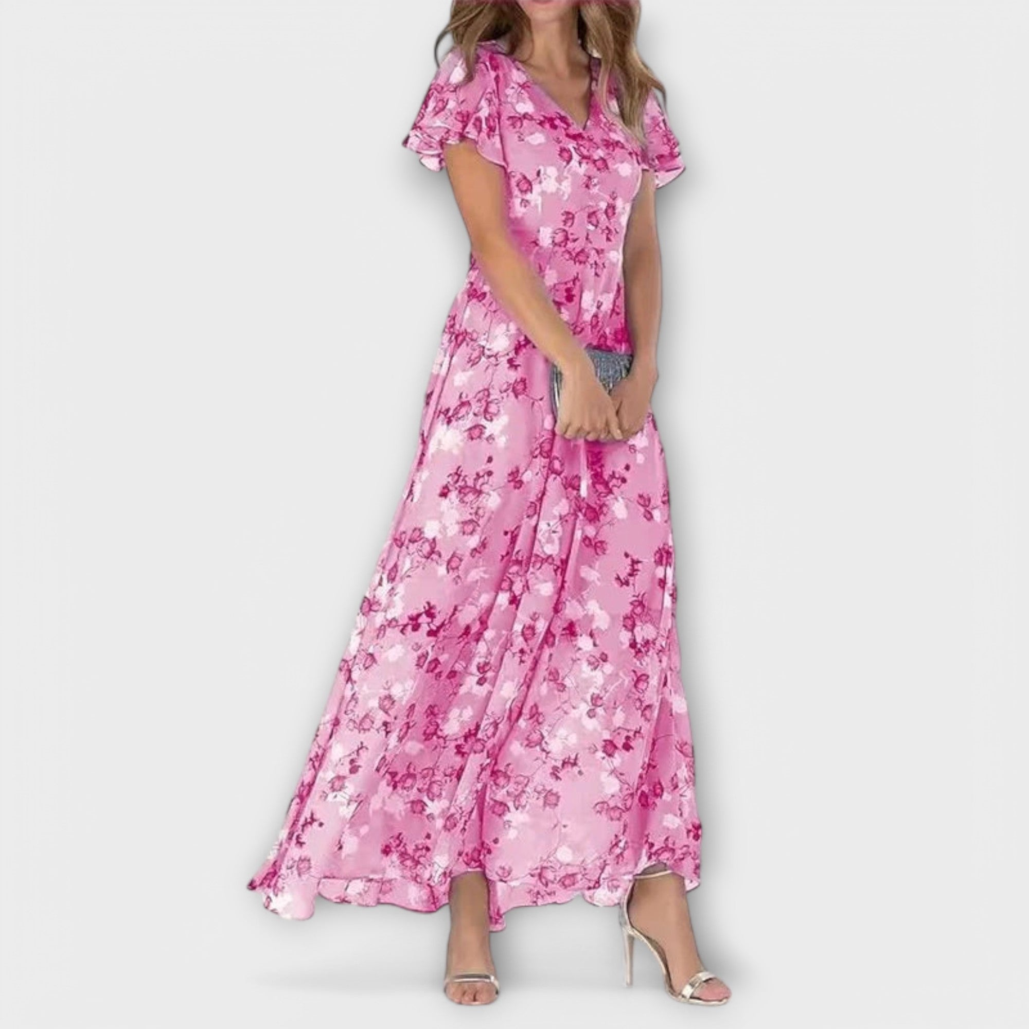 Blush & Bay™ Floral Chiffon Dress