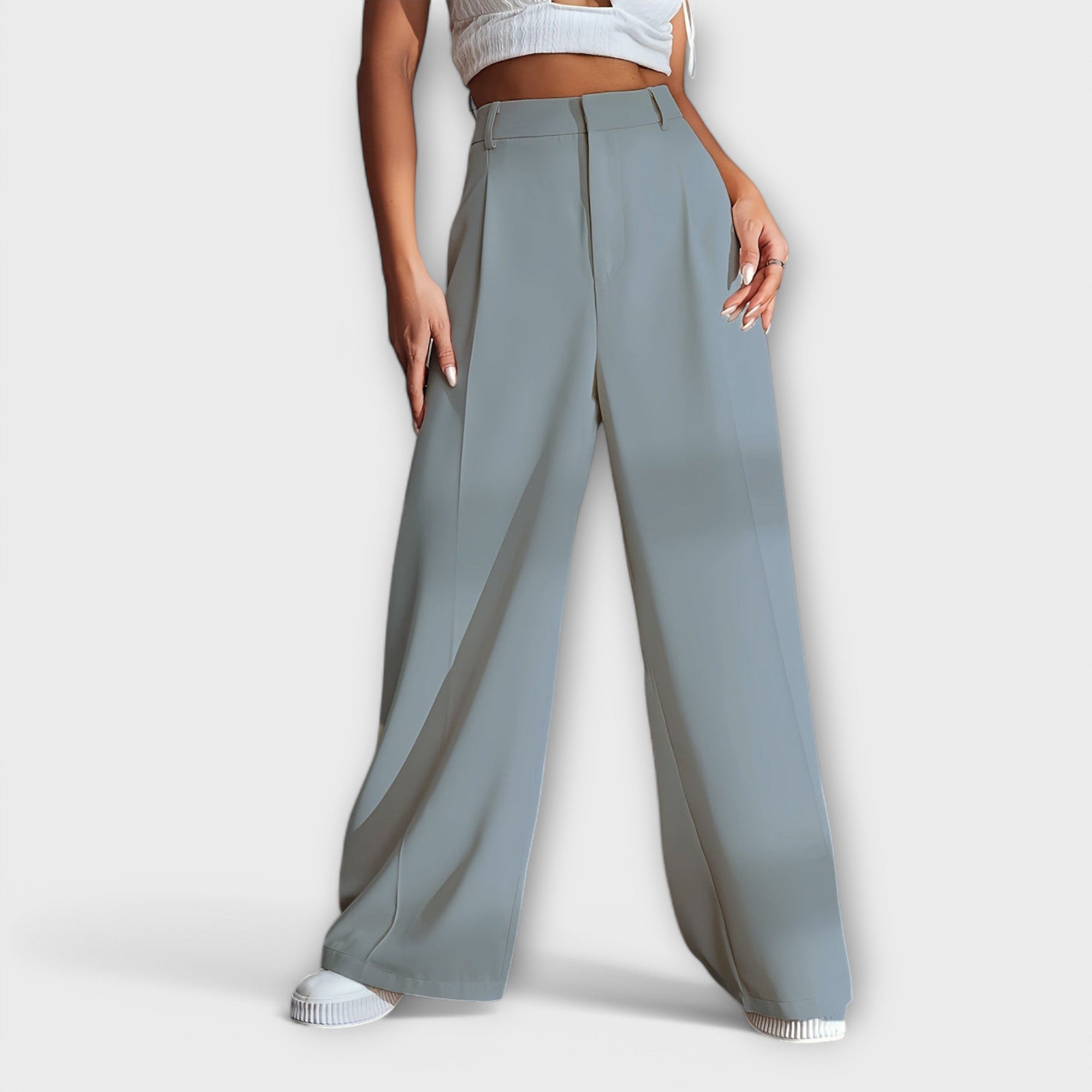 Blush & Bay™ | Elegant High-Waist Pants