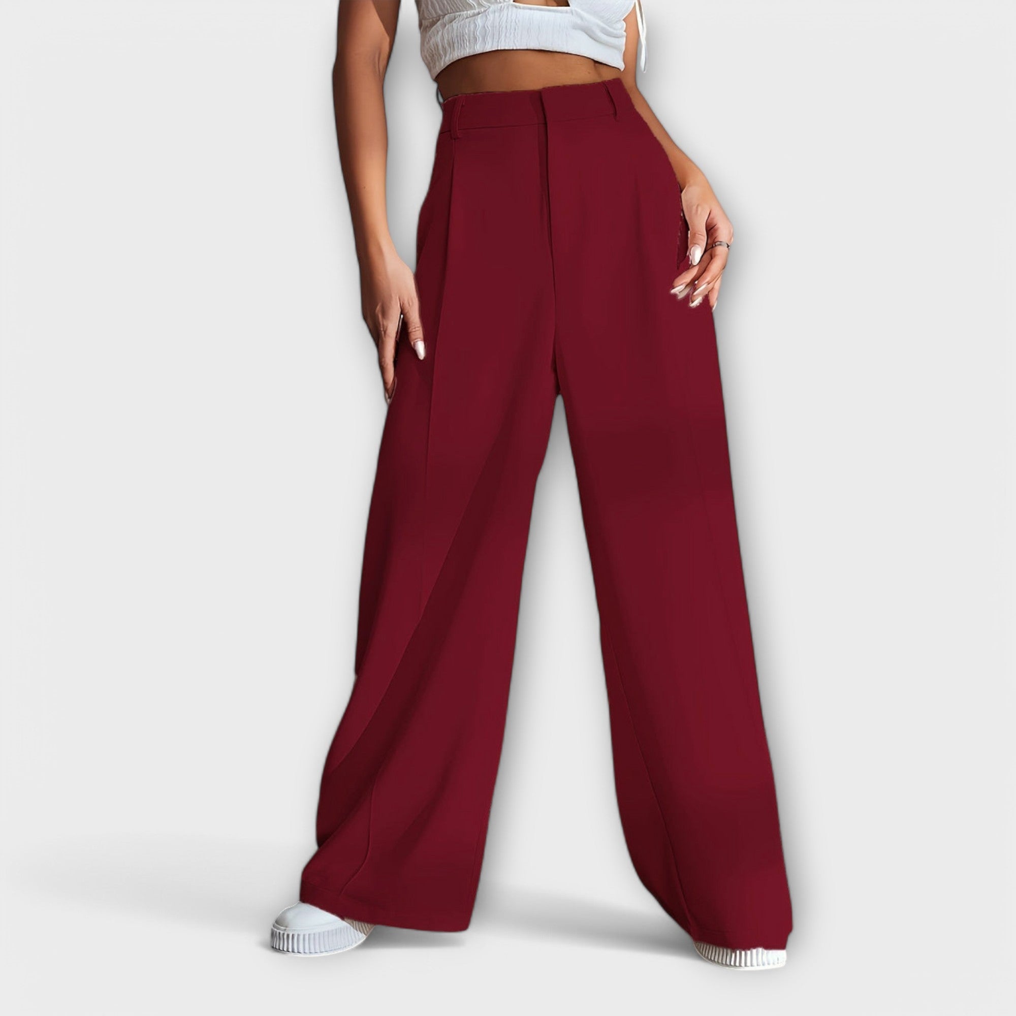 Blush & Bay™ | Elegant High-Waist Pants