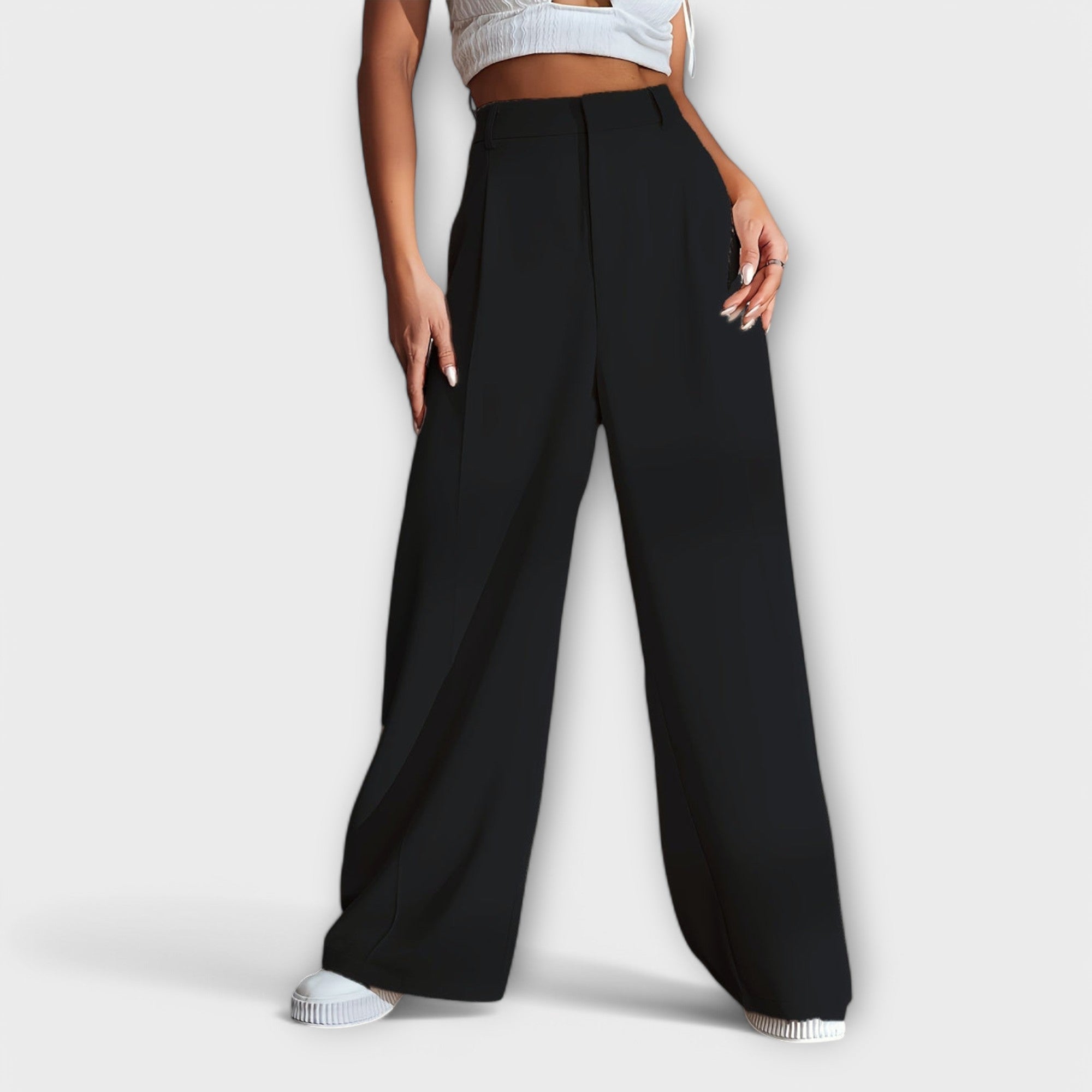 Blush & Bay™ | Elegant High-Waist Pants