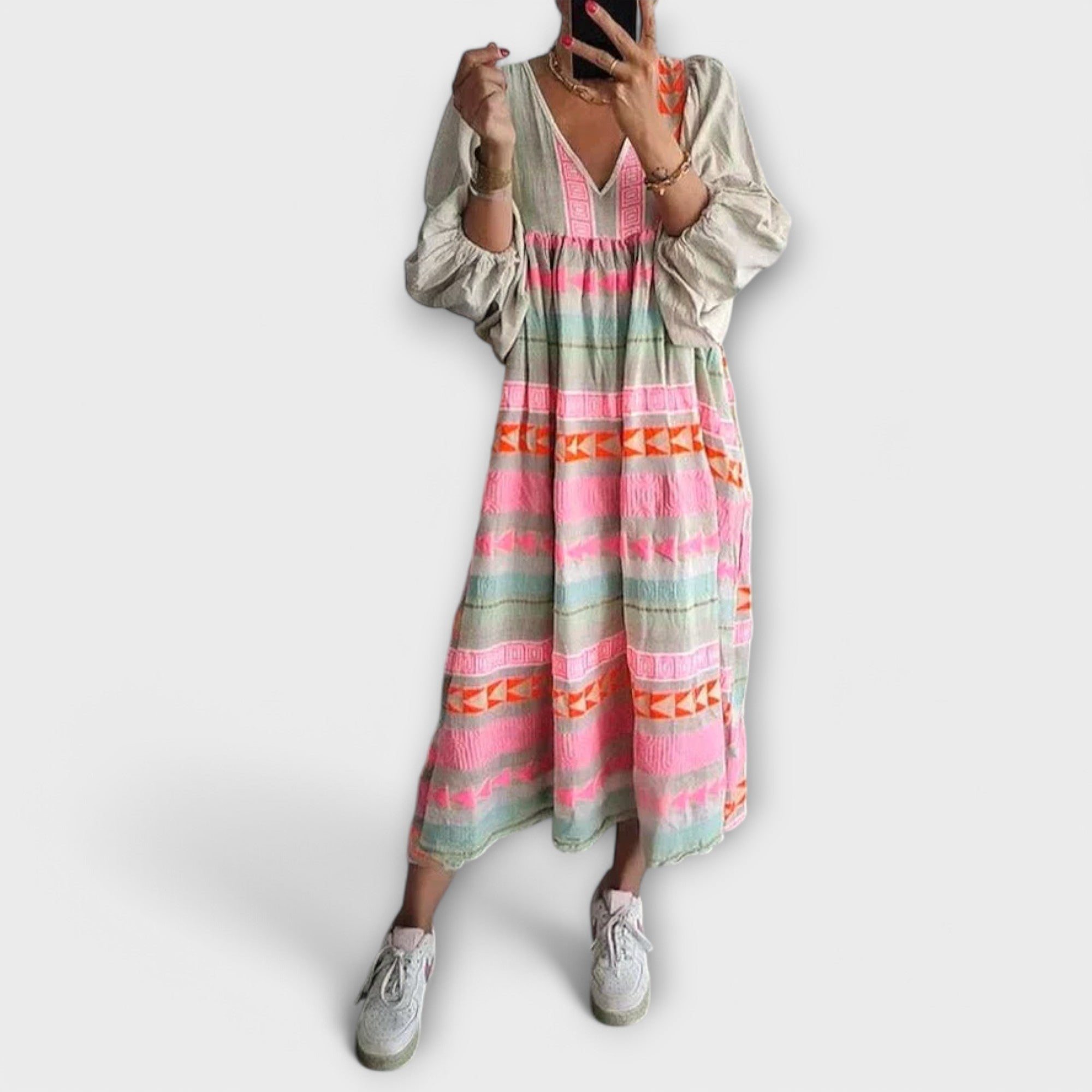 Blush & Bay™ | Vibrant Loose Dress