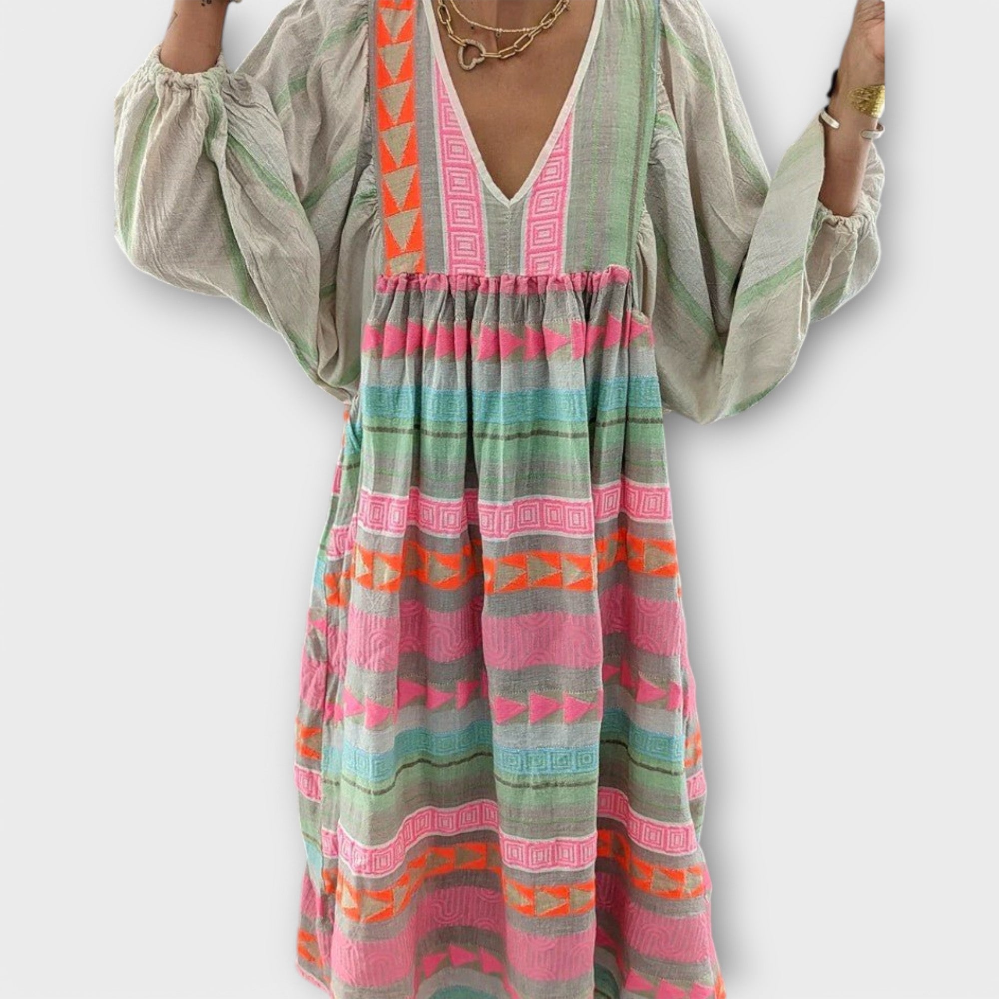 Blush & Bay™ | Vibrant Loose Dress