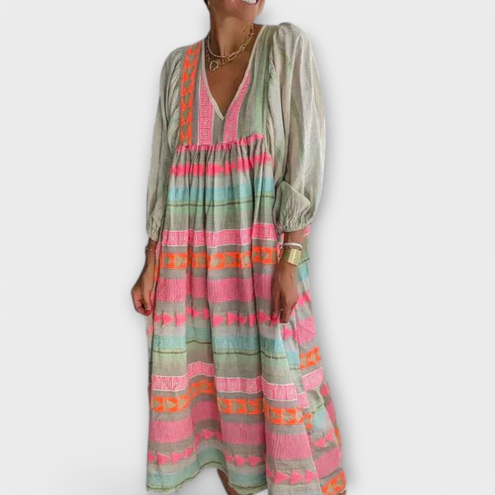 Blush & Bay™ | Vibrant Loose Dress