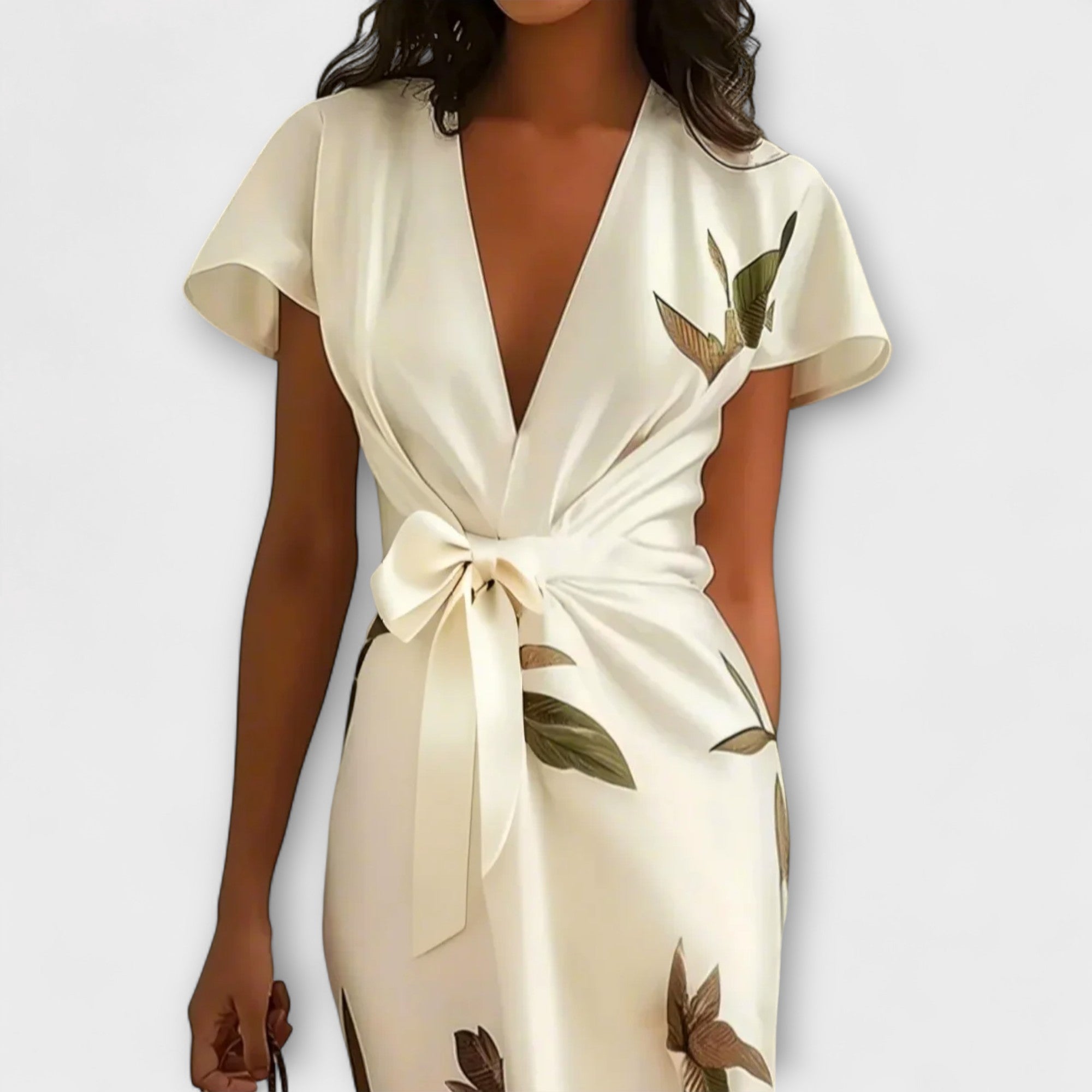 Blush & Bay™ | Satin Wrap Dress