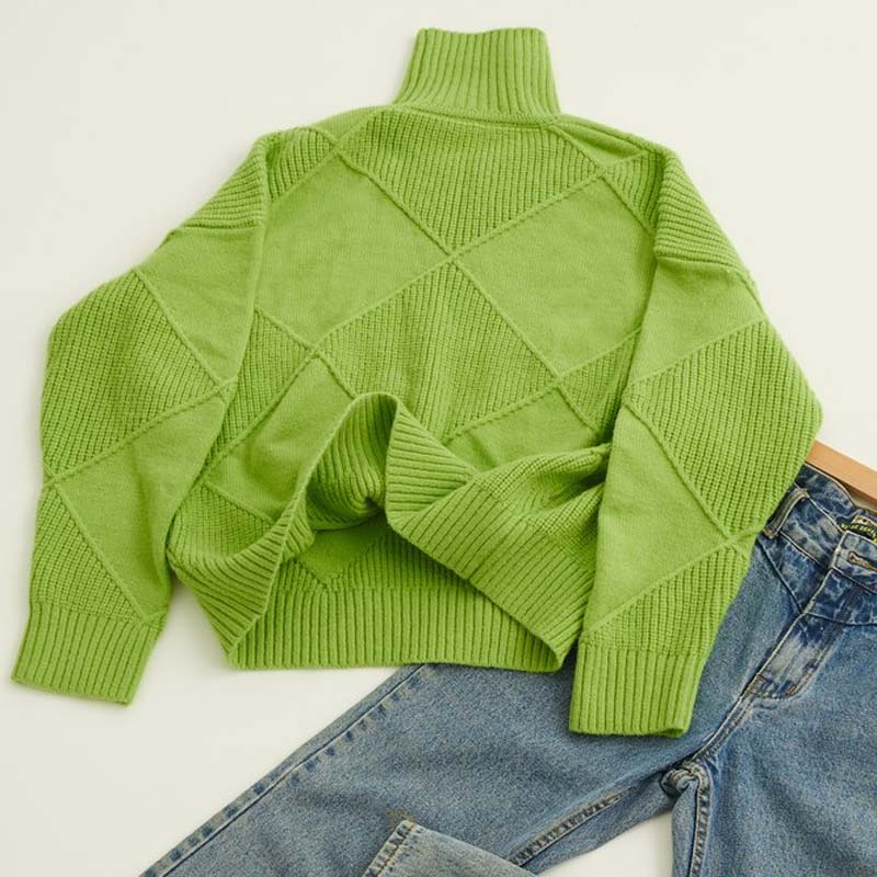 Denise™ | Warm Knitted High-Neck Sweater