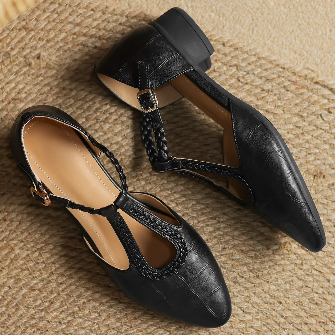 Blush&Bay™| Kepa Leather Mary Janes