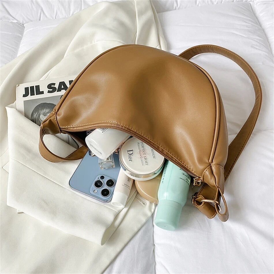 Nina - Compact Leather Handbag