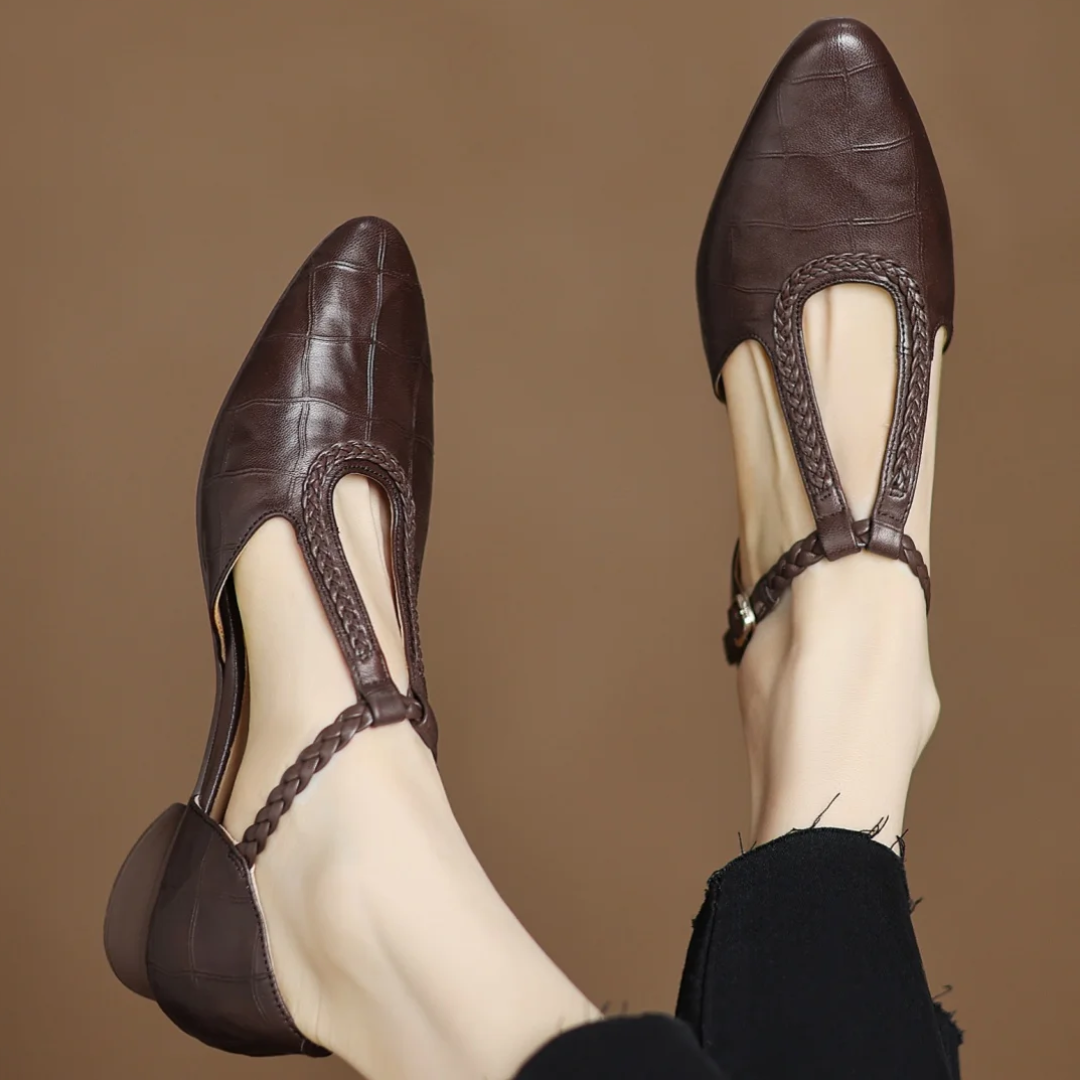Blush&Bay™| Kepa Leather Mary Janes