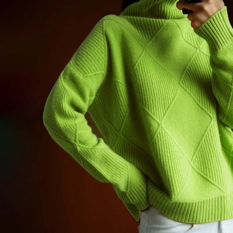 Denise™ | Warm Knitted High-Neck Sweater
