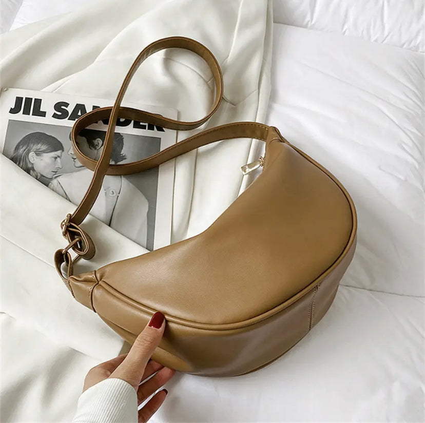 Nina - Compact Leather Handbag