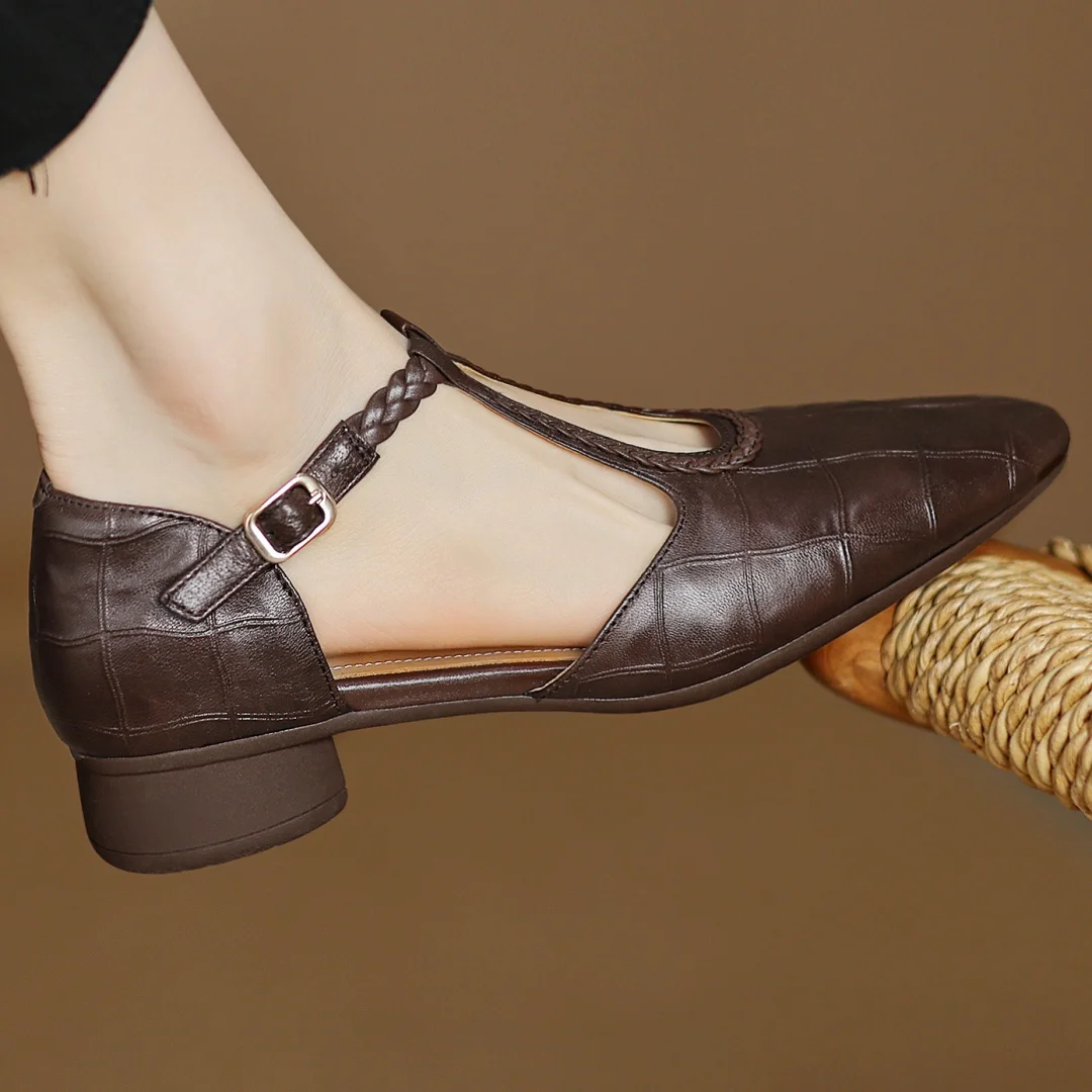 Blush&Bay™| Kepa Leather Mary Janes