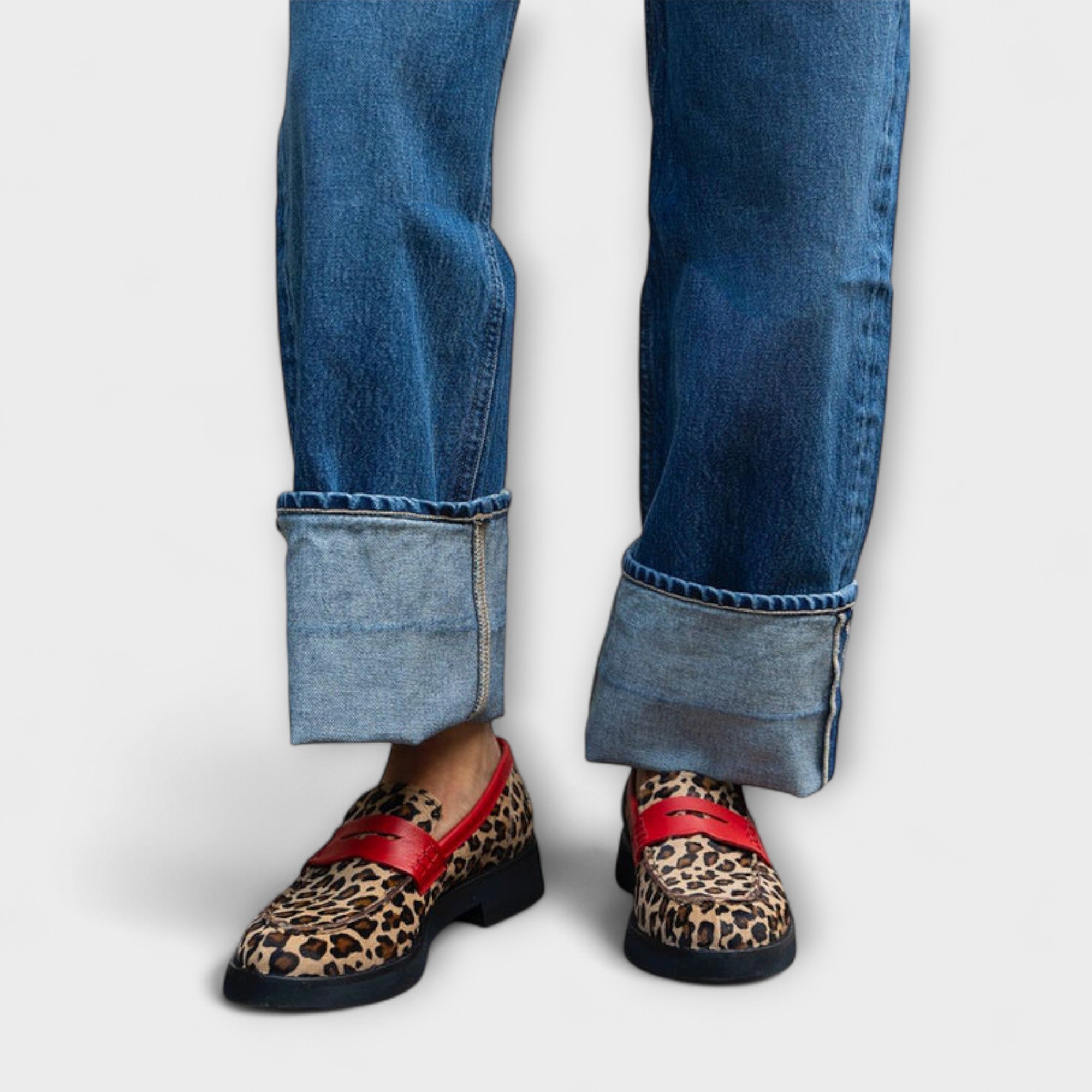 Liora – Round Toe Leopard Print Shoes