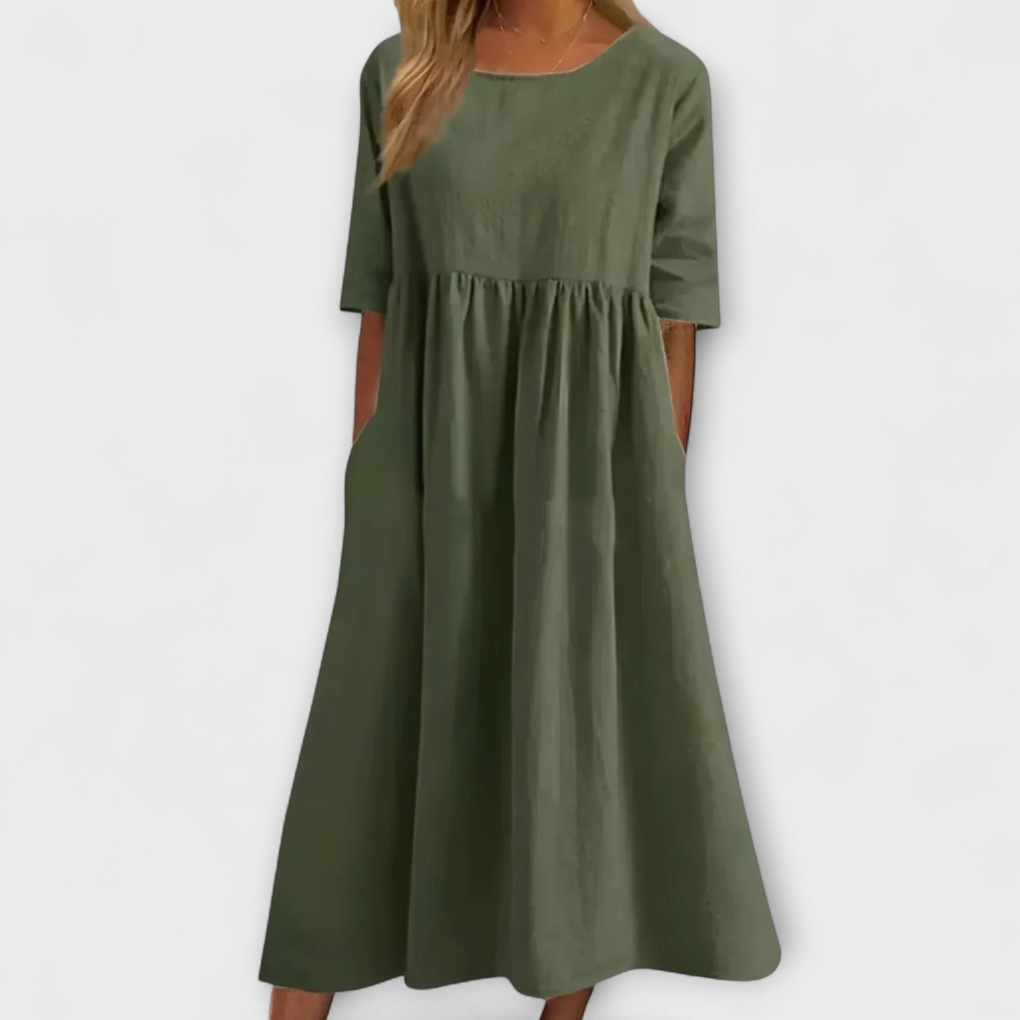 Blush & Bay | Cotton Midi Dress