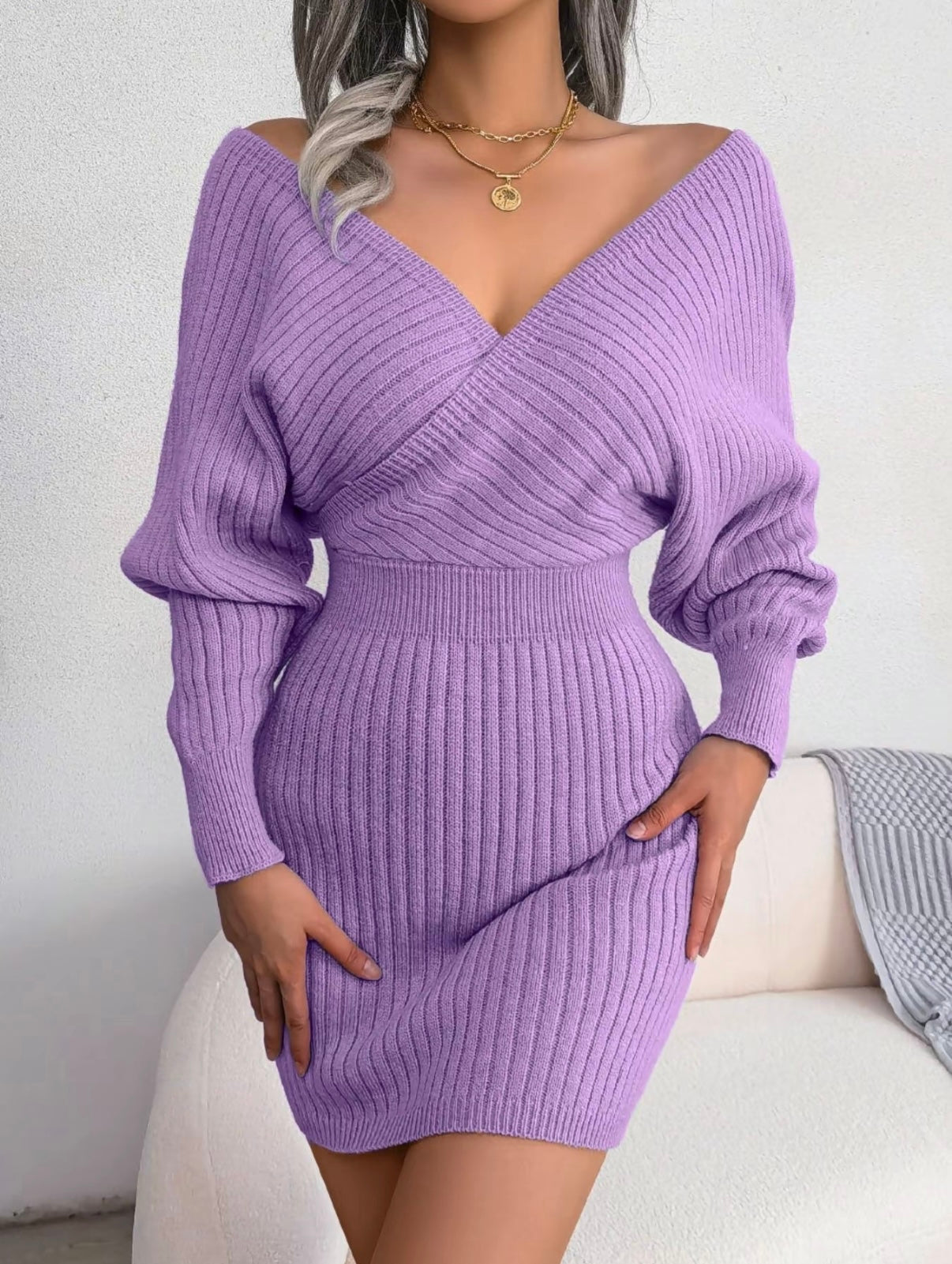 Blush & Bay™ | Sleeved Knit Dress