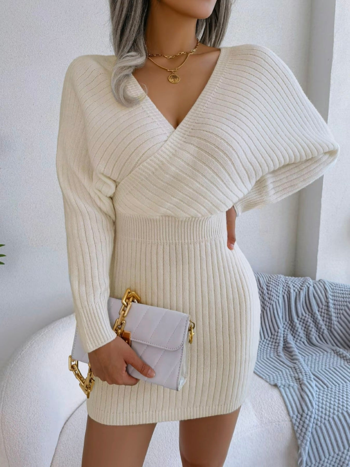 Blush & Bay™ | Sleeved Knit Dress