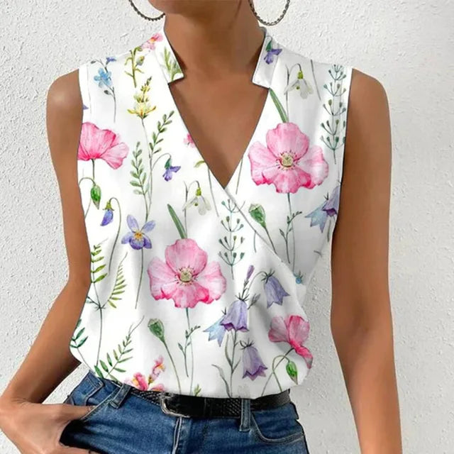 Blush & Bay™ | Chic Sleeveless Blouse